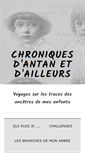 Mobile Screenshot of chroniquesdantan.com